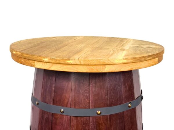 BARREL-OUTDOOR-TABLE,TEAK-W00D-TABLE