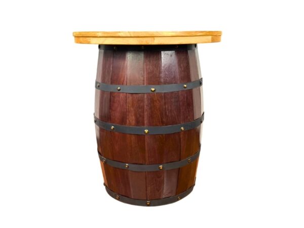 BARREL-OUTDOOR-TABLE,TEAK-W00D-TABLE