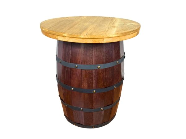 BARREL-OUTDOOR-TABLE,TEAK-W00D-TABLE