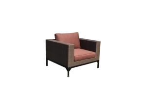 Outdoor-Sofa-1-Seater,stylish and comfortable piece of furniture, sofa is perfect for outdoor living spaces like patios, gardens, or poolside areas.Crafted from weather-resistant materials like wicker, aluminum, or teak wood