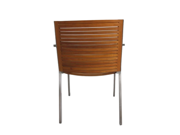 TEAK-WOOD-STAINLESS-STEEL-LOUNGE-CHAIR