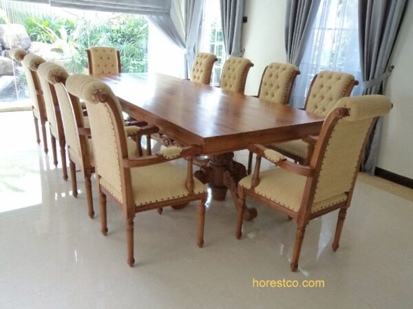 dining-table,indoor-dining-furniture,teak dining-table