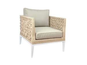 WHITE-MATTE-ALUMINIUM-FRAME-LOUNGE-CHAIR