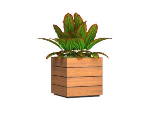 TEAK-WOOD-PLANTER